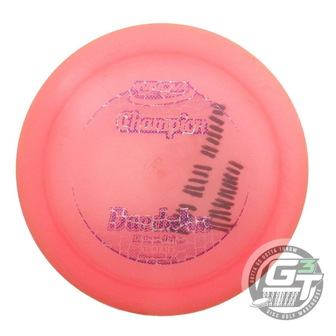 USED Innova Champion Daedalus 175g Pink Reptile Foil Distance Driver Golf Disc