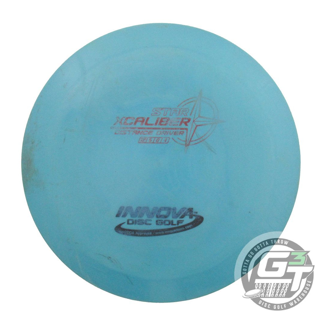 USED Innova Star Xcaliber 174g Teal Red & Black Stamp Distance Driver Golf Disc