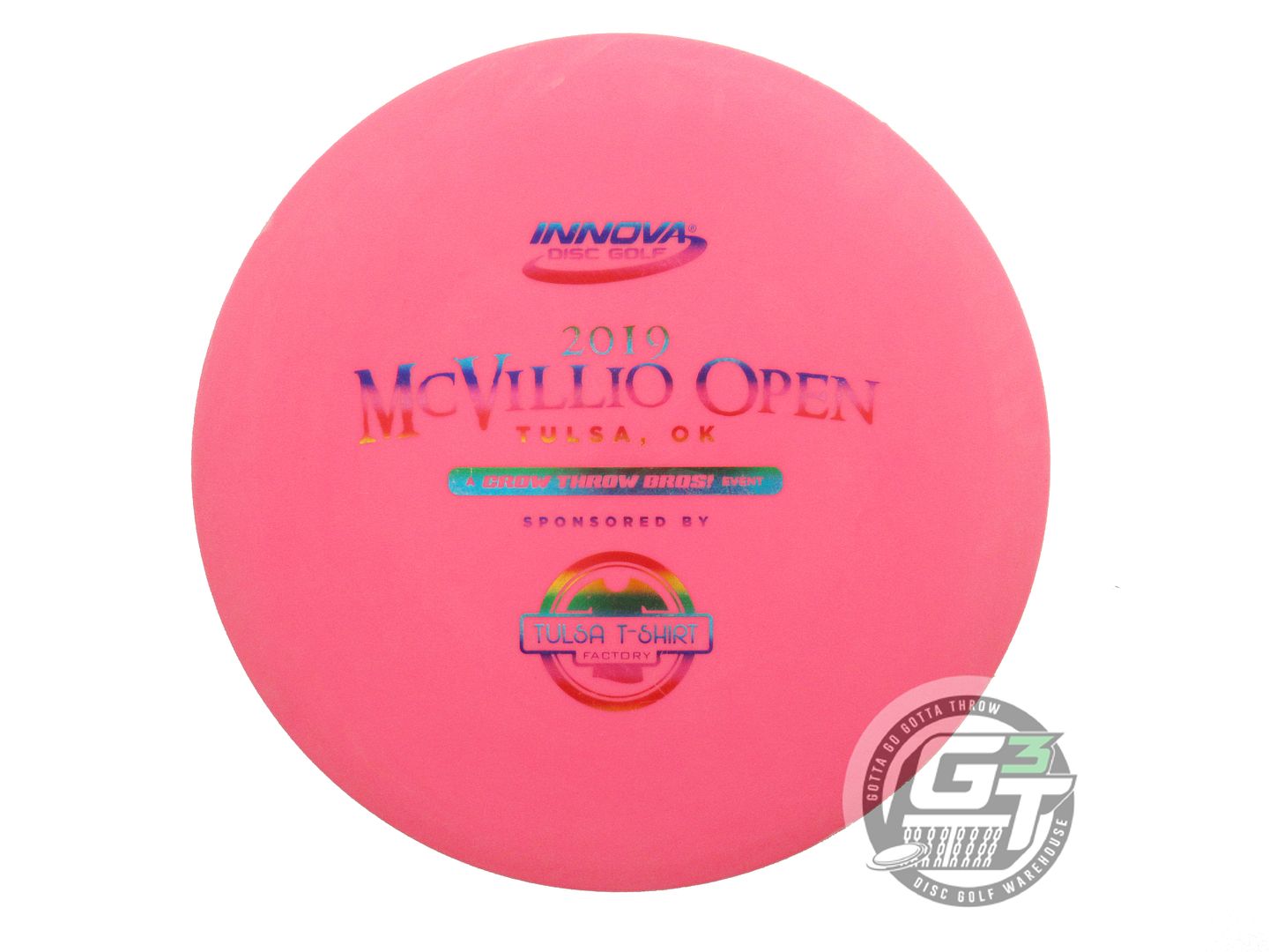 USED Innova DX Roc 179g Pink Rainbow Foil Midrange Golf Disc