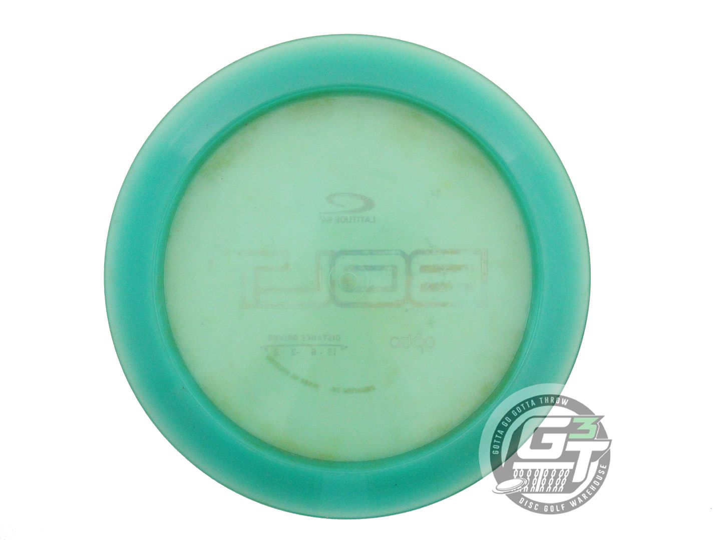USED Latitude 64 Opto Bolt 173g Green Gold Foil Distance Driver Golf Disc