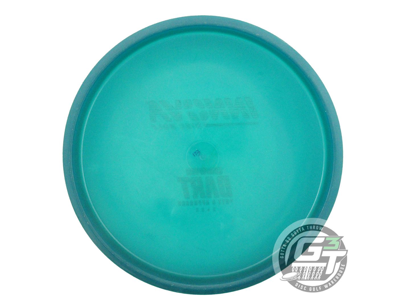 USED Innova Champion Dart 173g Dark Teal Lime Laser Foil Putter Golf Disc