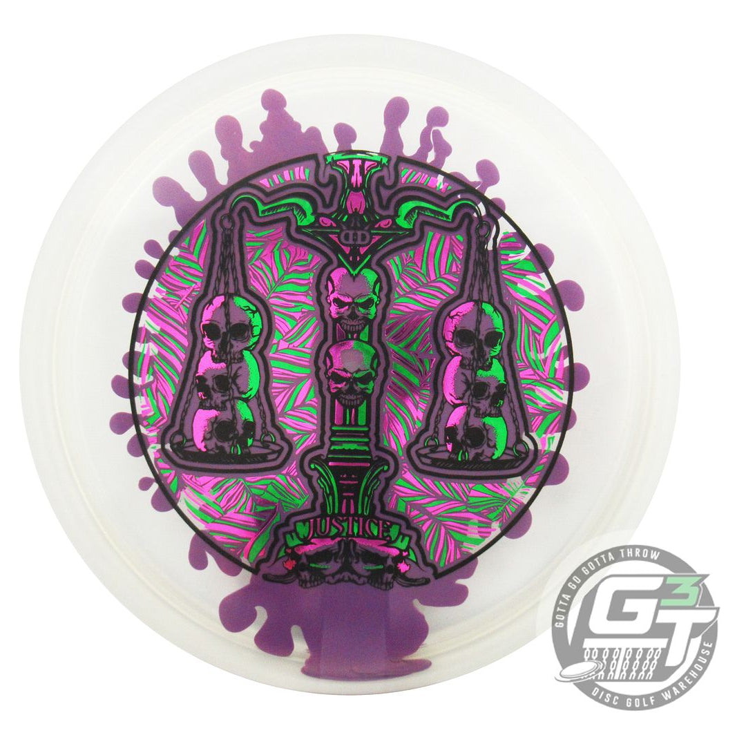 Dynamic Discs Limited Edition 10-Year Anniversary Lucid Ice SplaDDer Justice Midrange Golf Disc (Individually Listed)