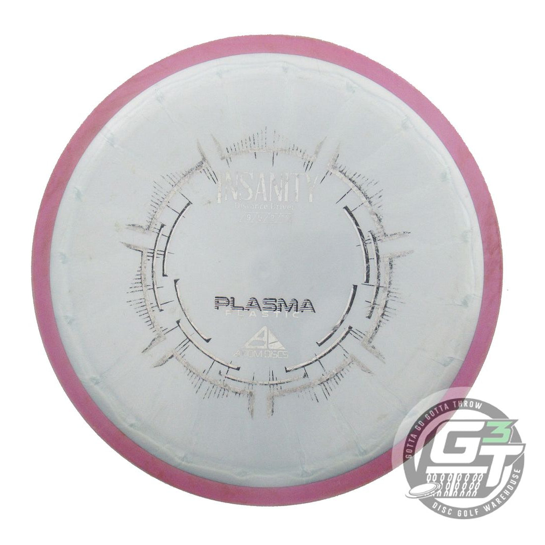 USED Axiom Discs Plasma Insanity 173g Silver Pink Rim Distance Driver Golf Disc