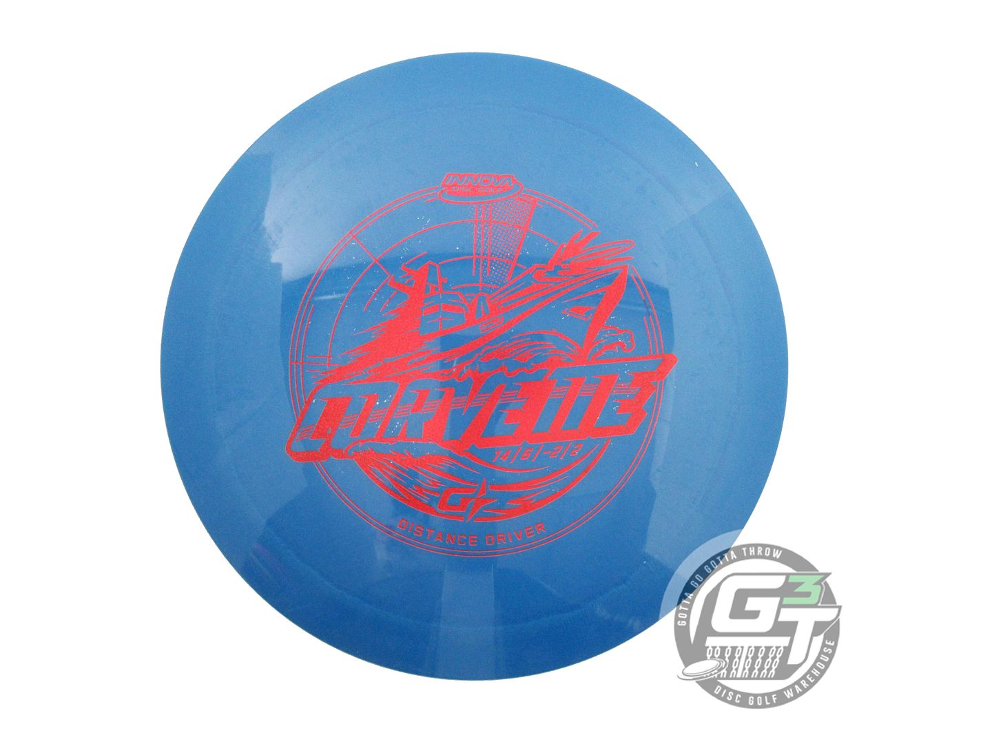 NOS Innova GStar Corvette 174g Blue Red Glitter Foil Distance Driver Golf Disc