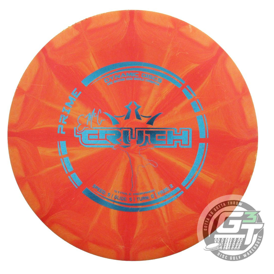 USED Dynamic Discs Prime Burst EMAC Truth 175g Red-Orange Midrange Golf Disc