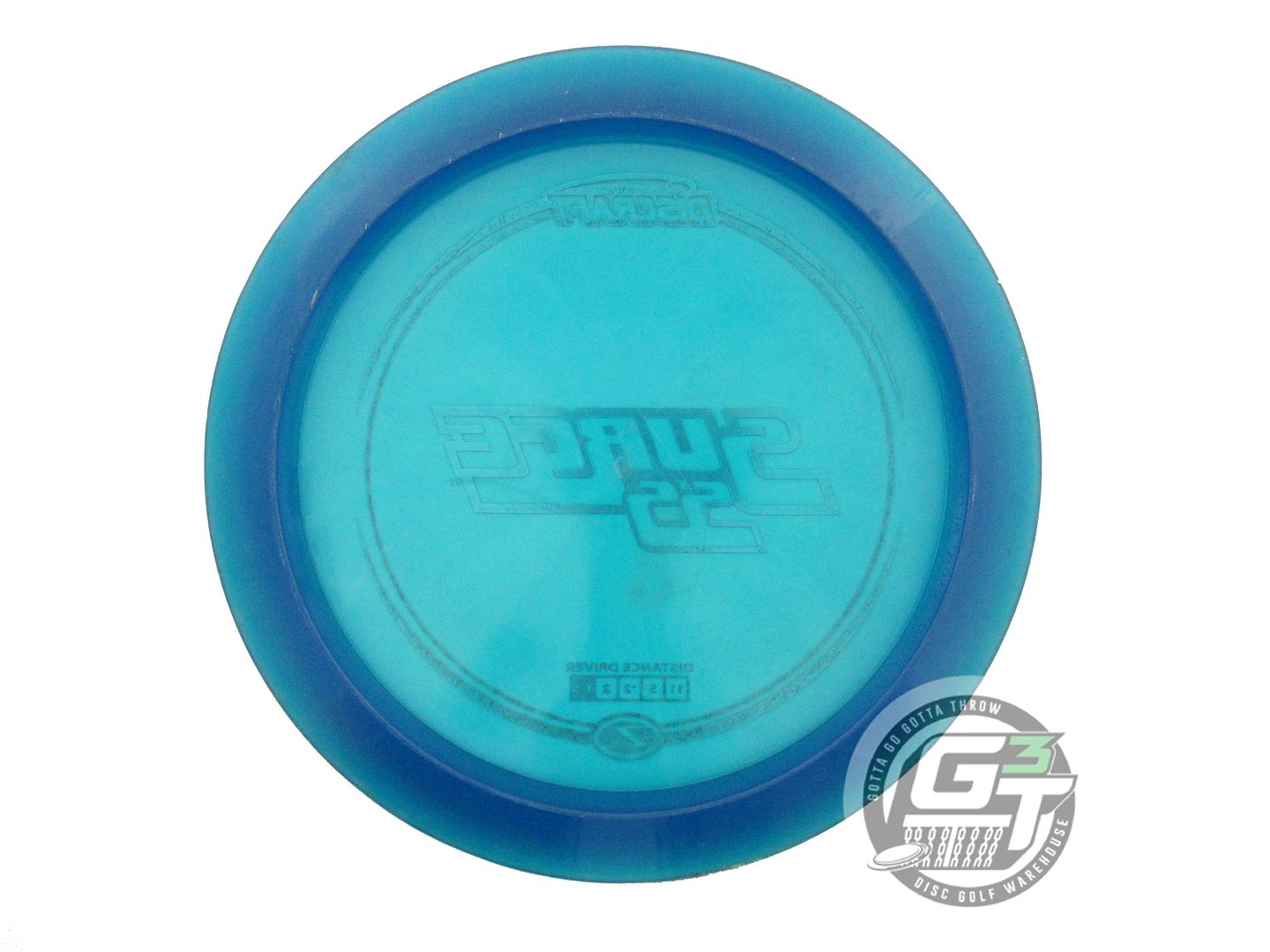 USED Discraft Z Surge SS 172g Blue Checker Foil Distance Driver Golf Disc