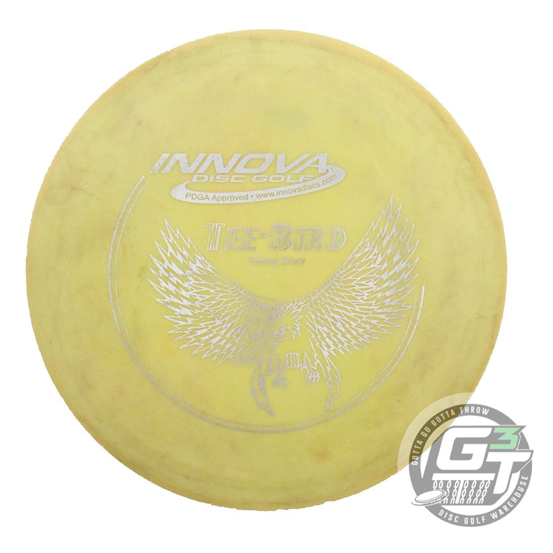 USED Innova DX Teebird 172g Yellow Silver Foil PFN Fairway Driver Golf Disc