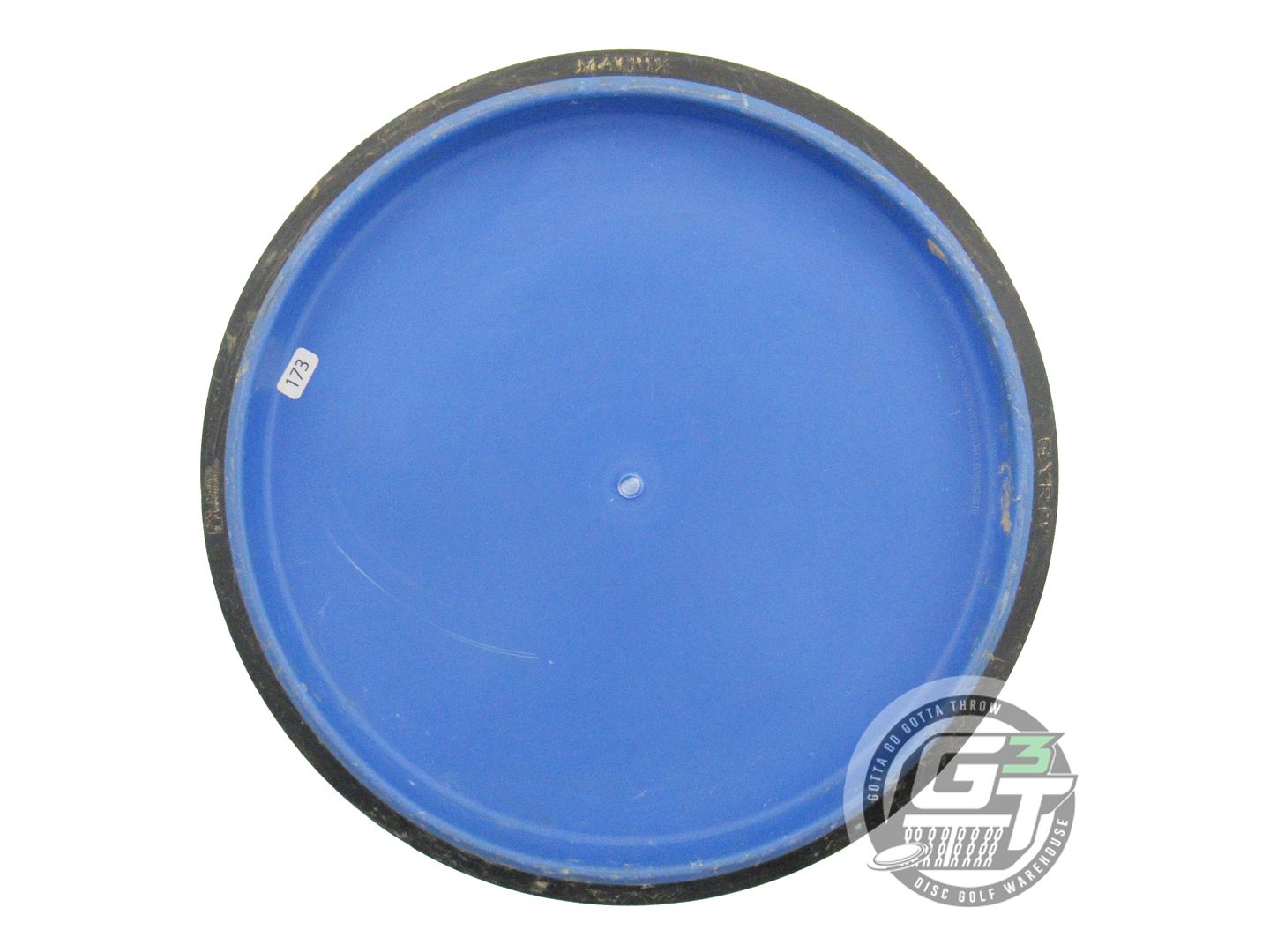 USED MVP Disc Sports Electron Matrix 173g Blue WARPED Midrange Golf Disc