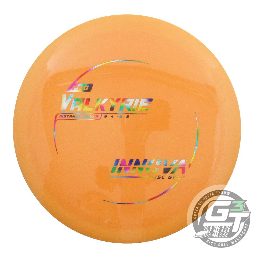 USED Innova Pro Valkyrie 174g Orange Jellybean Foil Distance Driver Golf Disc