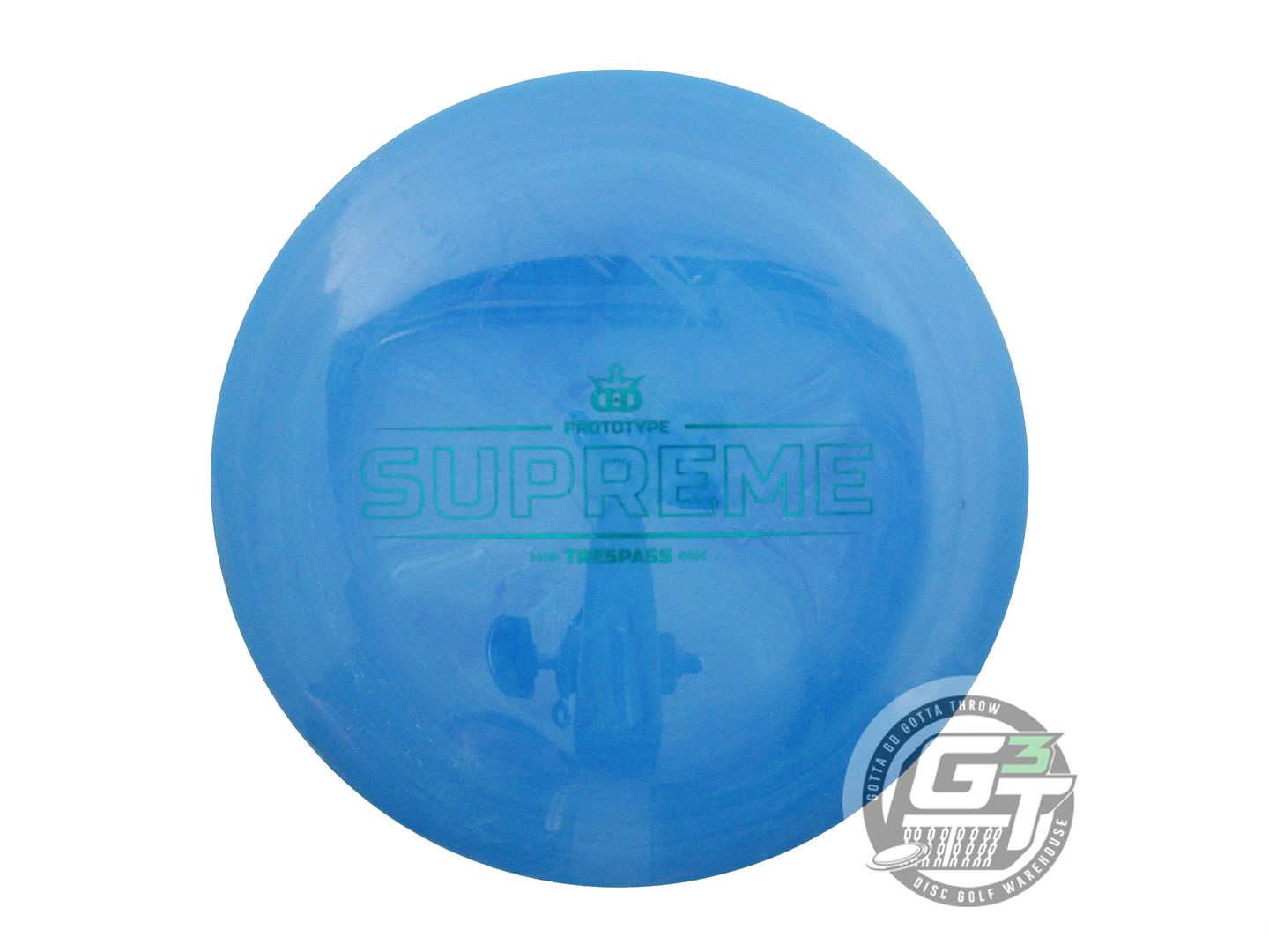 USED Dynamic Discs PROTOTYPE Supreme Trespass 175g Blue Distance Driver Disc