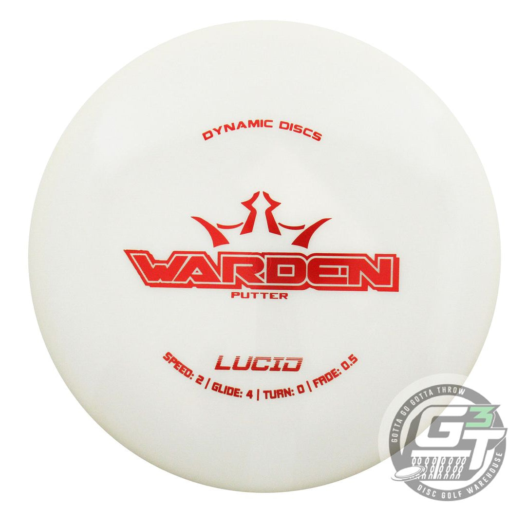 Dynamic Discs Lucid Warden Putter Golf Disc (Individually Listed)