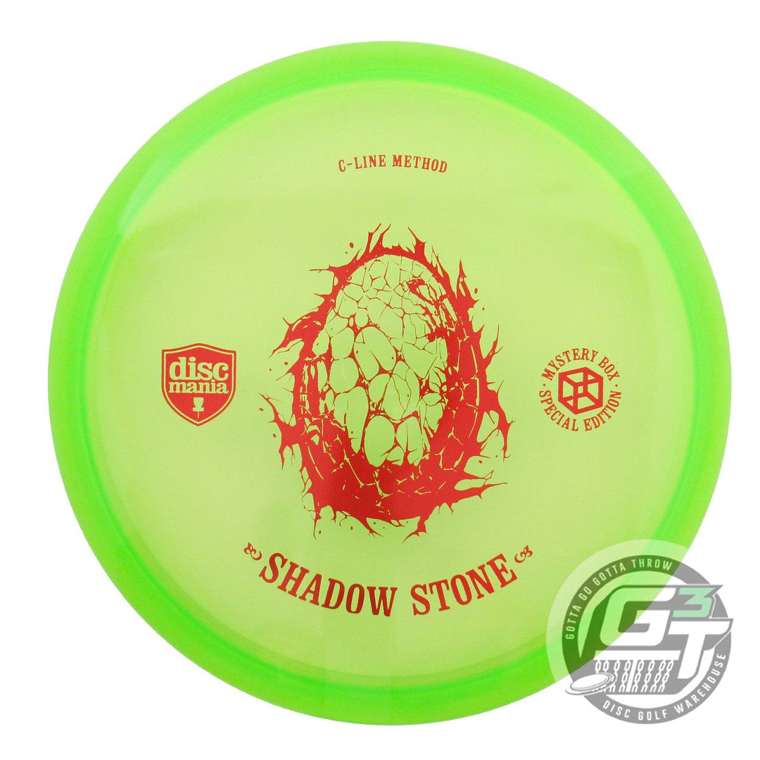 NOS DiscMania SHADOW STONE C-Line Method 177g Lime Red Foil Midrange Golf Disc