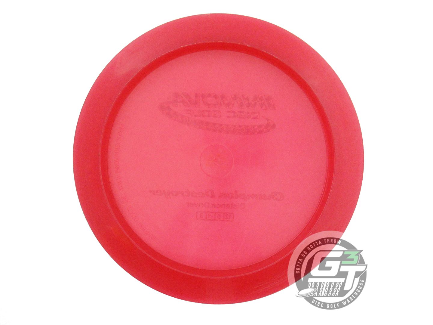 USED Innova Champion Destroyer 175g Red Silver Prism Foil Distance Driver Disc