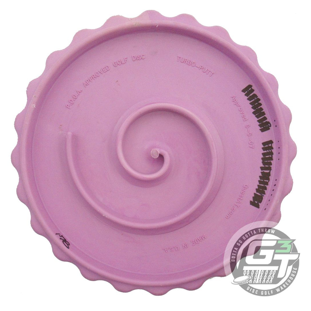 USED Quest AT SureGrip Turbo Putt 178g Lilac Gold Foil Putter Golf Disc