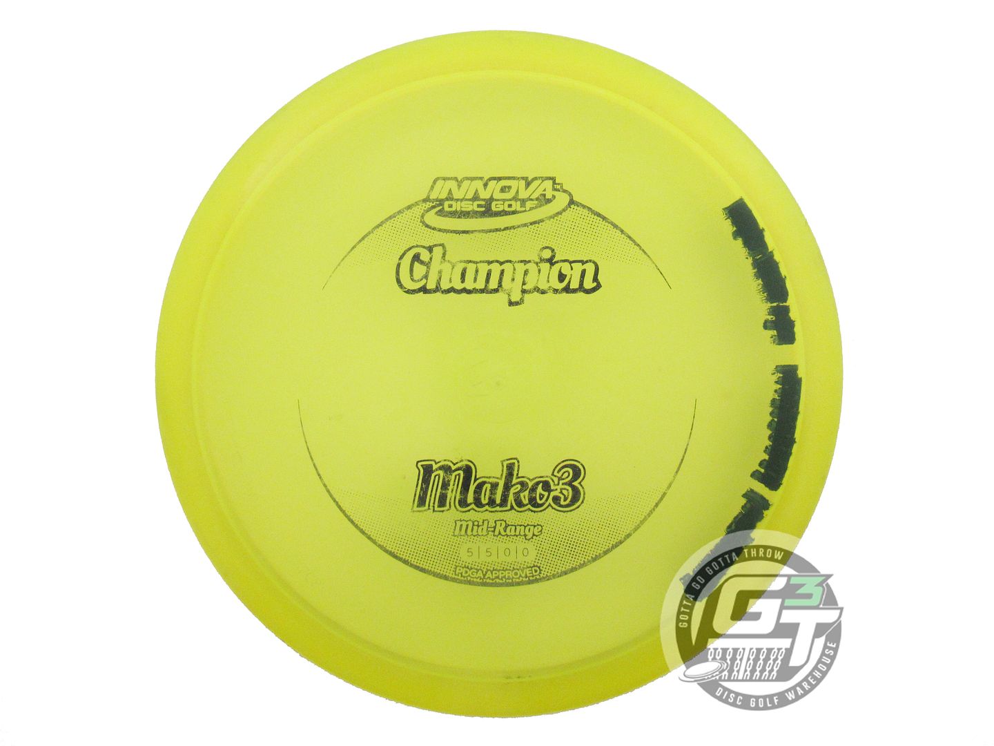 USED Innova Champion Mako3 172g Yellow Black Stamp Midrange Golf Disc