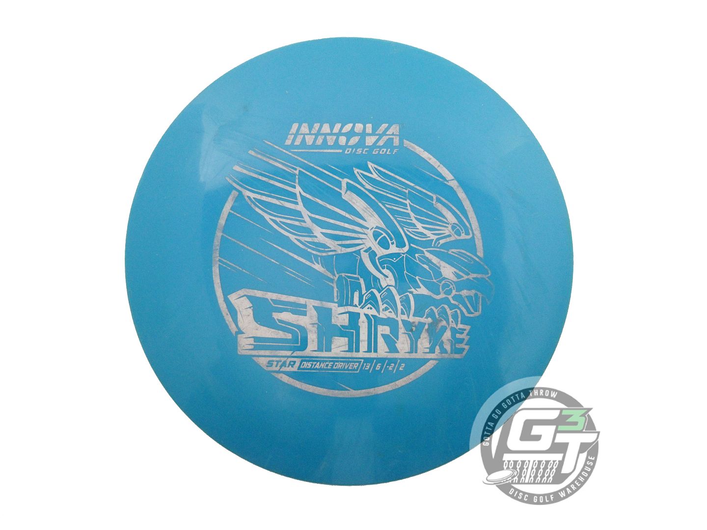 USED Innova Star Shryke 170g Teal Silver Stamp Distance Driver Golf Disc