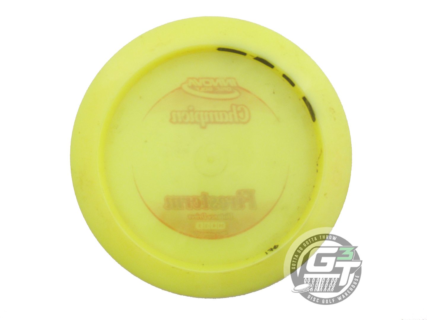 USED Innova Champion Firestorm 176g Yellow Copper Foil Distance Driver Golf Disc