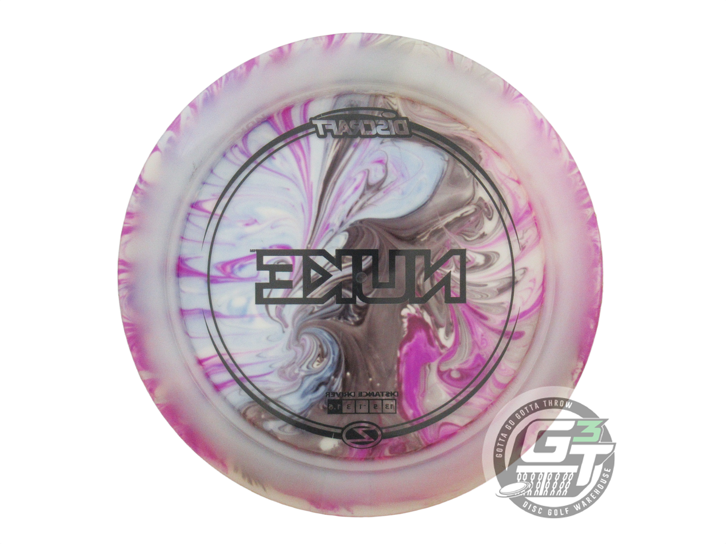 USED Discraft Z Nuke 170g Clear HOME DYED Distance Driver Golf Disc