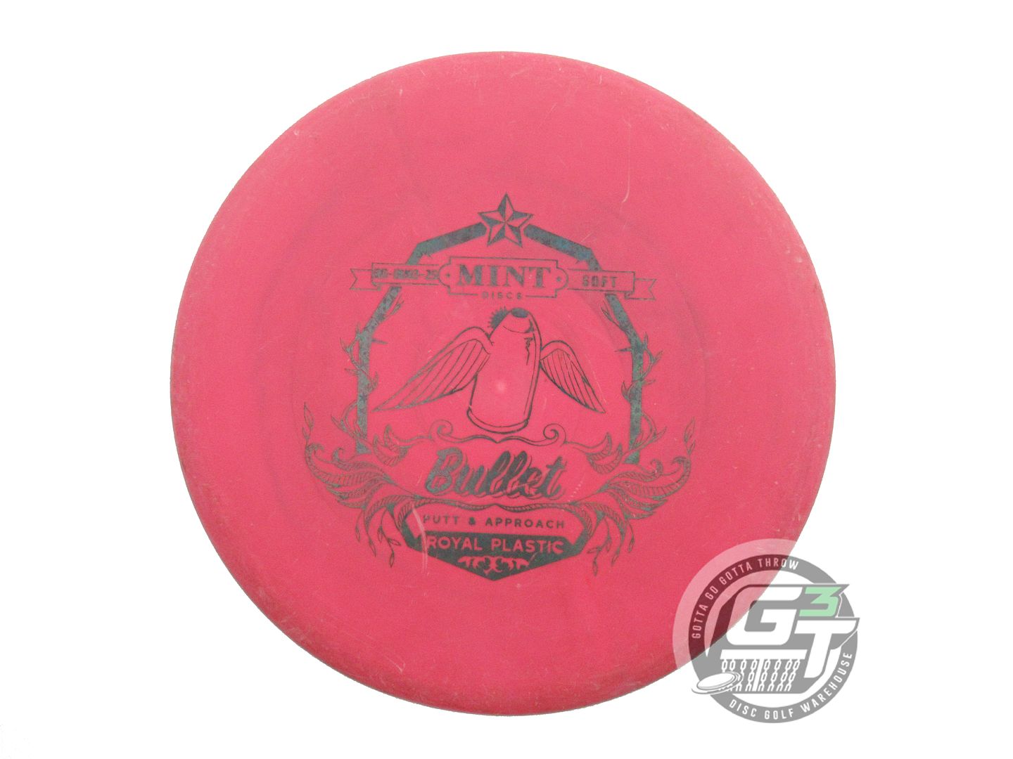 USED Mint Discs Royal Soft Bullet 170g Red Putter Golf Disc