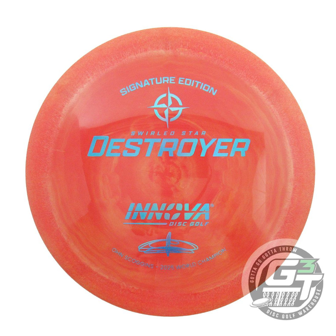 Innova Signature Edition Ohn Scoggins 2025 World Champion Swirled Star Destroyer Distance Driver Golf Disc (Individually Listed) - Gotta Go Gotta Throw