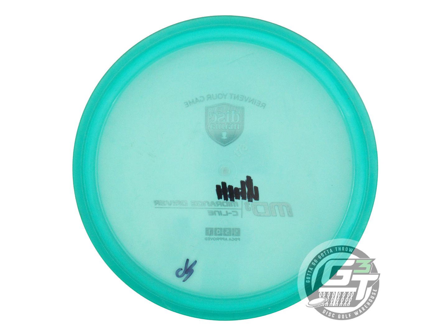 USED DiscMania C-Line MD3 178g Seafoam Black Stamp Midrange Golf Disc