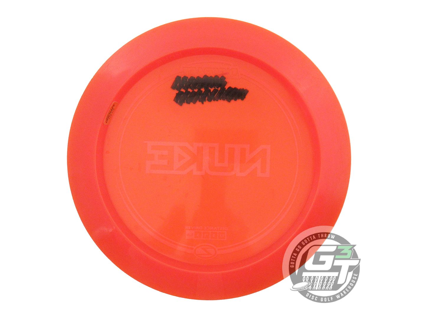 USED Discraft Z Nuke 178g Orange White Stamp Distance Driver Golf Disc