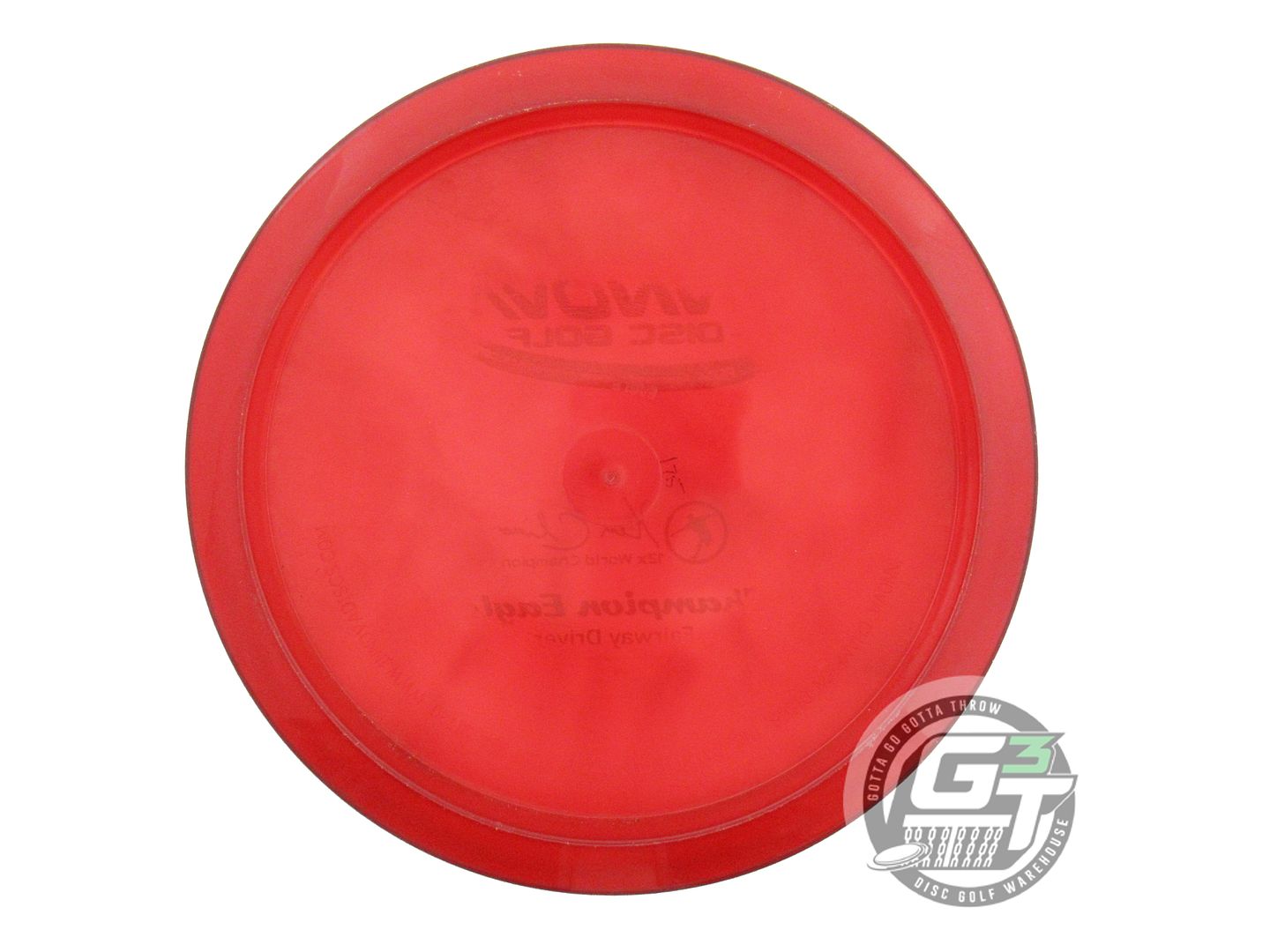 USED Innova Champion Eagle 174g Red Silver Shatter Foil Fairway Driver Golf Disc