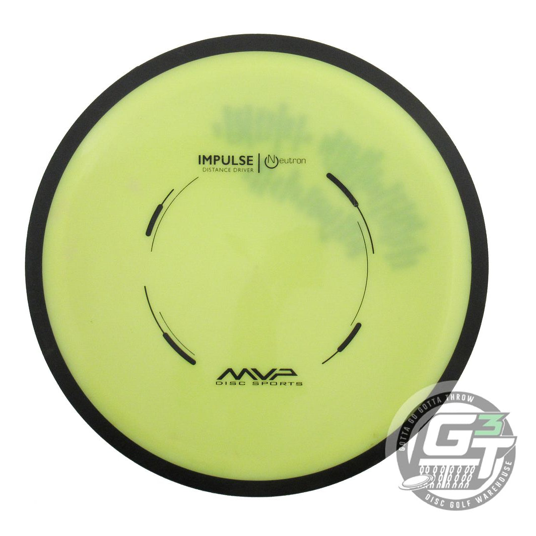 USED MVP Disc Sports Neutron Impulse 175g Yellow PFN Distance Driver Golf Disc