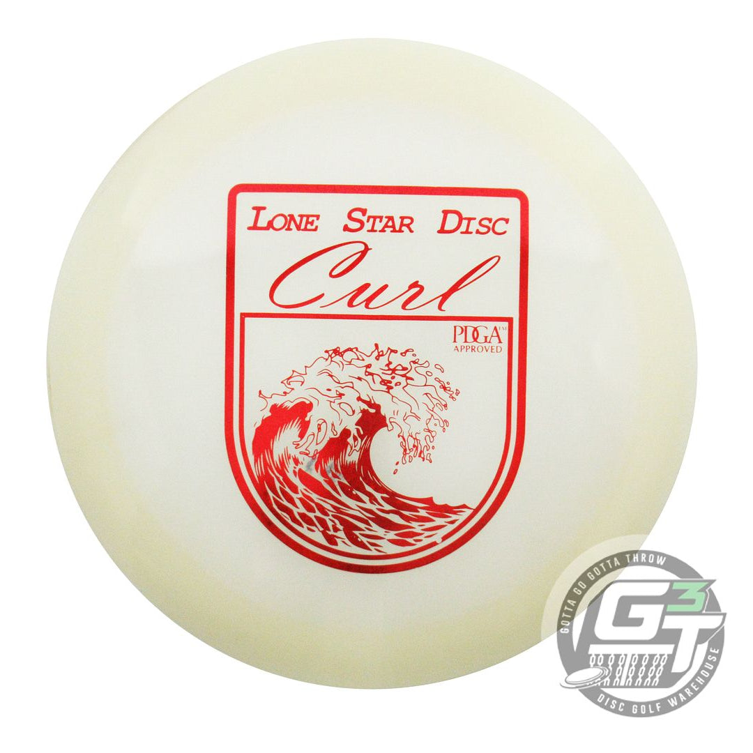 USED Lone Star WAVE Bravo Glow Curl 173g Red Star Foil Distance Driver Golf Disc