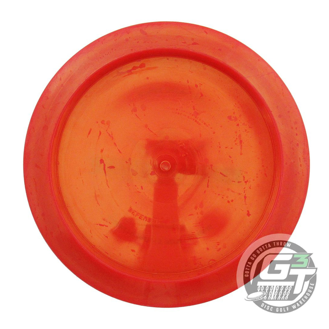 USED Dynamic Discs Lucid Defender 171g Red Silver Stamp Distance Driver Disc