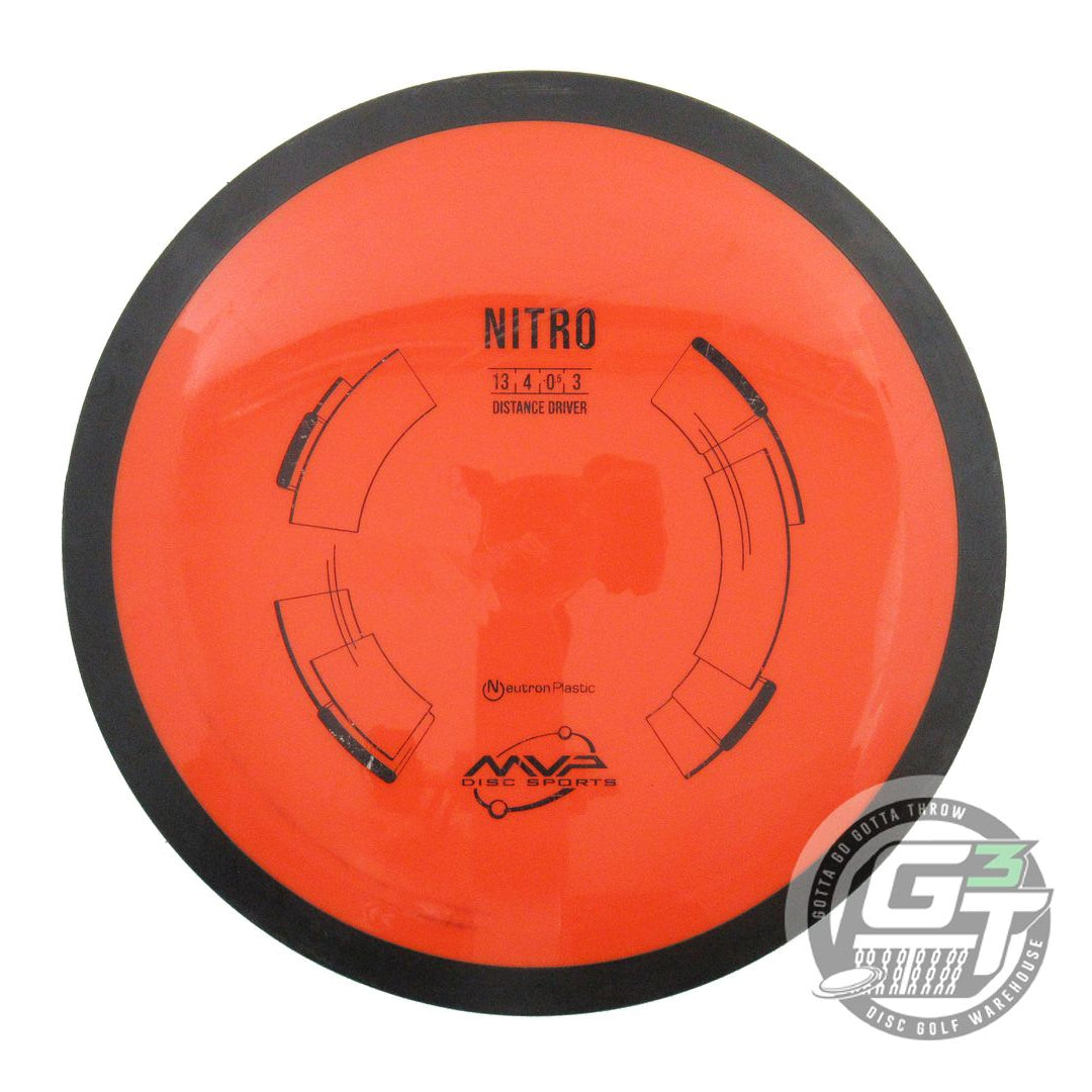 USED MVP Disc Sports Neutron Nitro 168g Orange Distance Driver Golf Disc