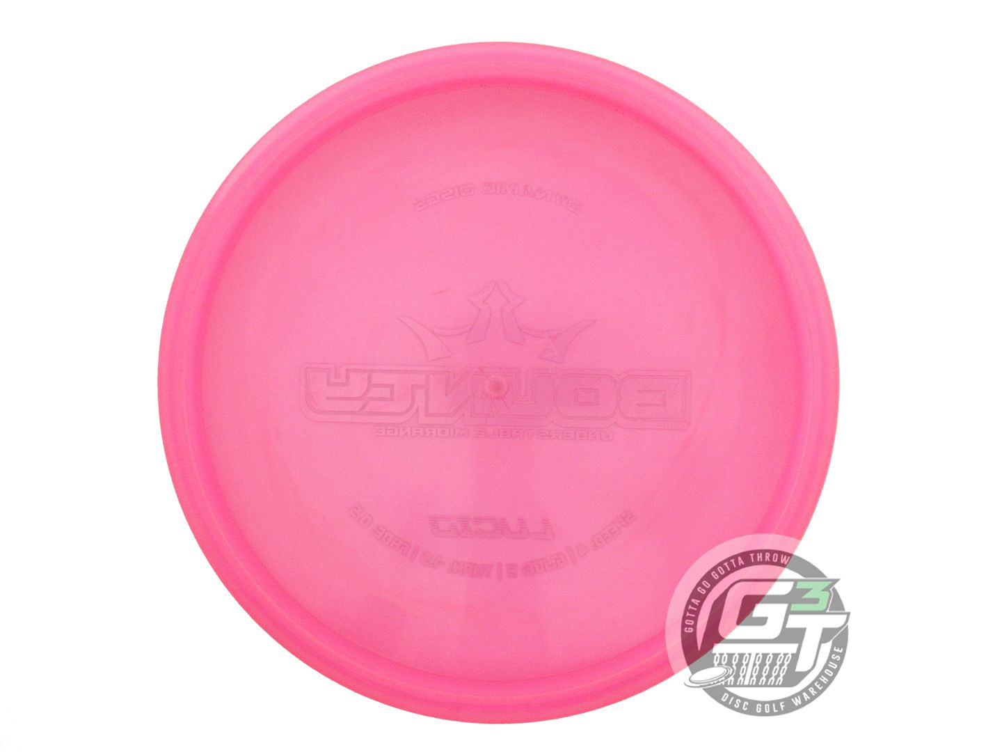 USED Dynamic Discs Lucid Bounty 177g Pink Blue Foil Midrange Golf Disc