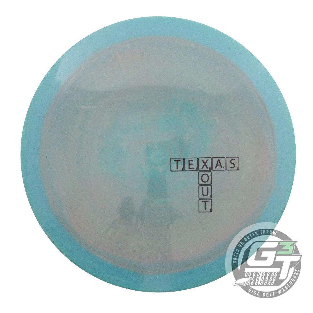 USED Lone Star X-OUT Alpha Mad Cat 168g Teal-Gray Fairway Driver Golf Disc
