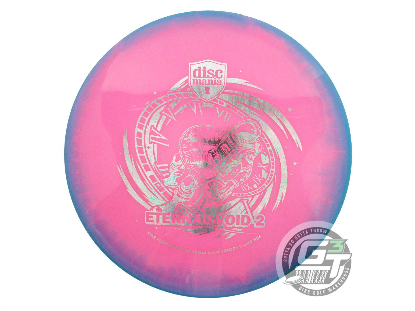 USED DiscMania ETERNAL VOID 2 Glow Horizon C-Line MD4 180g Teal-Pink Golf Disc