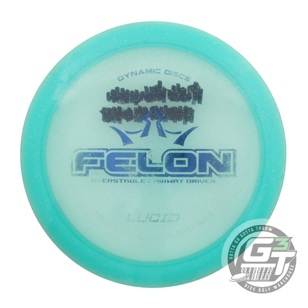 USED Dynamic Discs Lucid Felon 169g Seafoam Blue Foil Fairway Driver Golf Disc