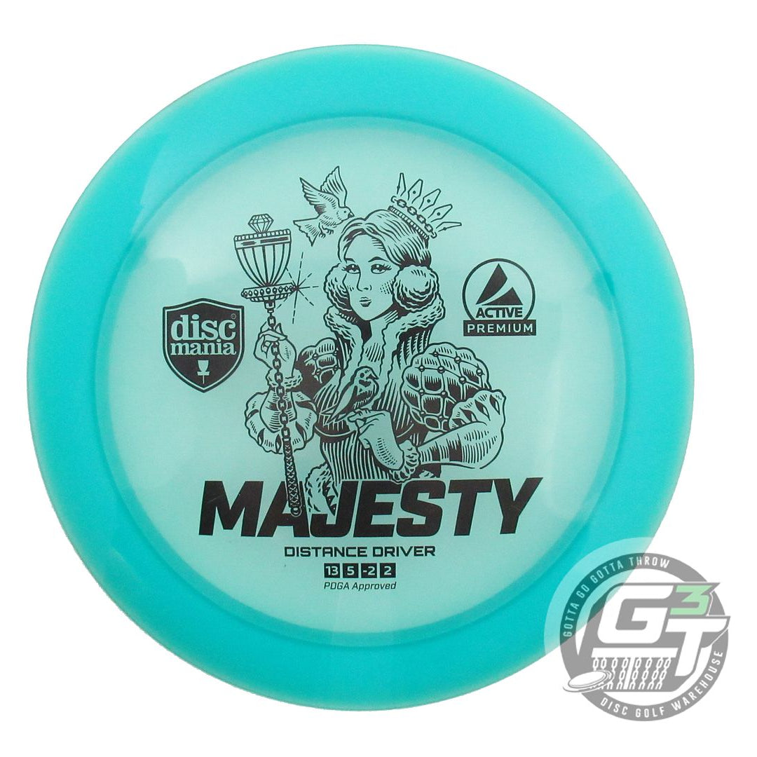 USED DiscMania Active Premium Majesty 171g Teal Black Stamp Distance Driver Disc