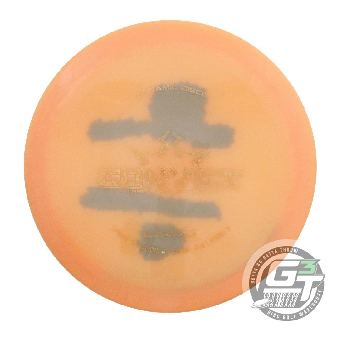 USED Dynamic Discs Lucid Convict 174g Peach Gold Star Foil Distance Driver Disc