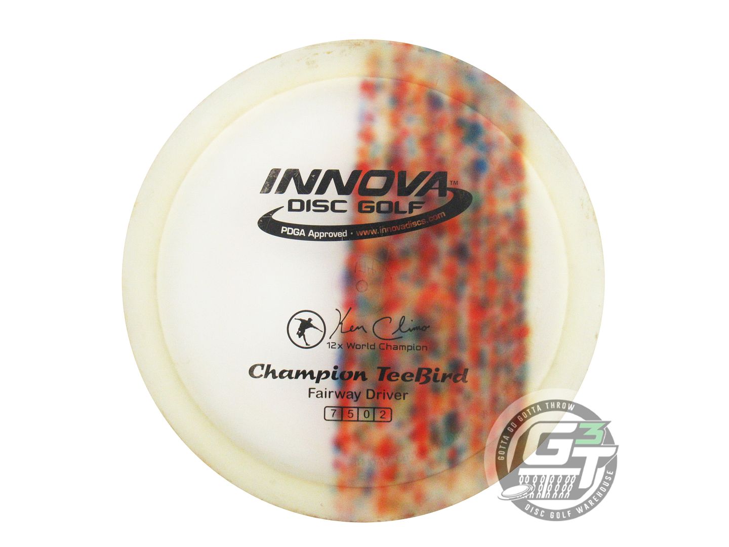 USED Innova I-DYE Champion Teebird 174g Splatter Dots Fairway Driver Golf Disc