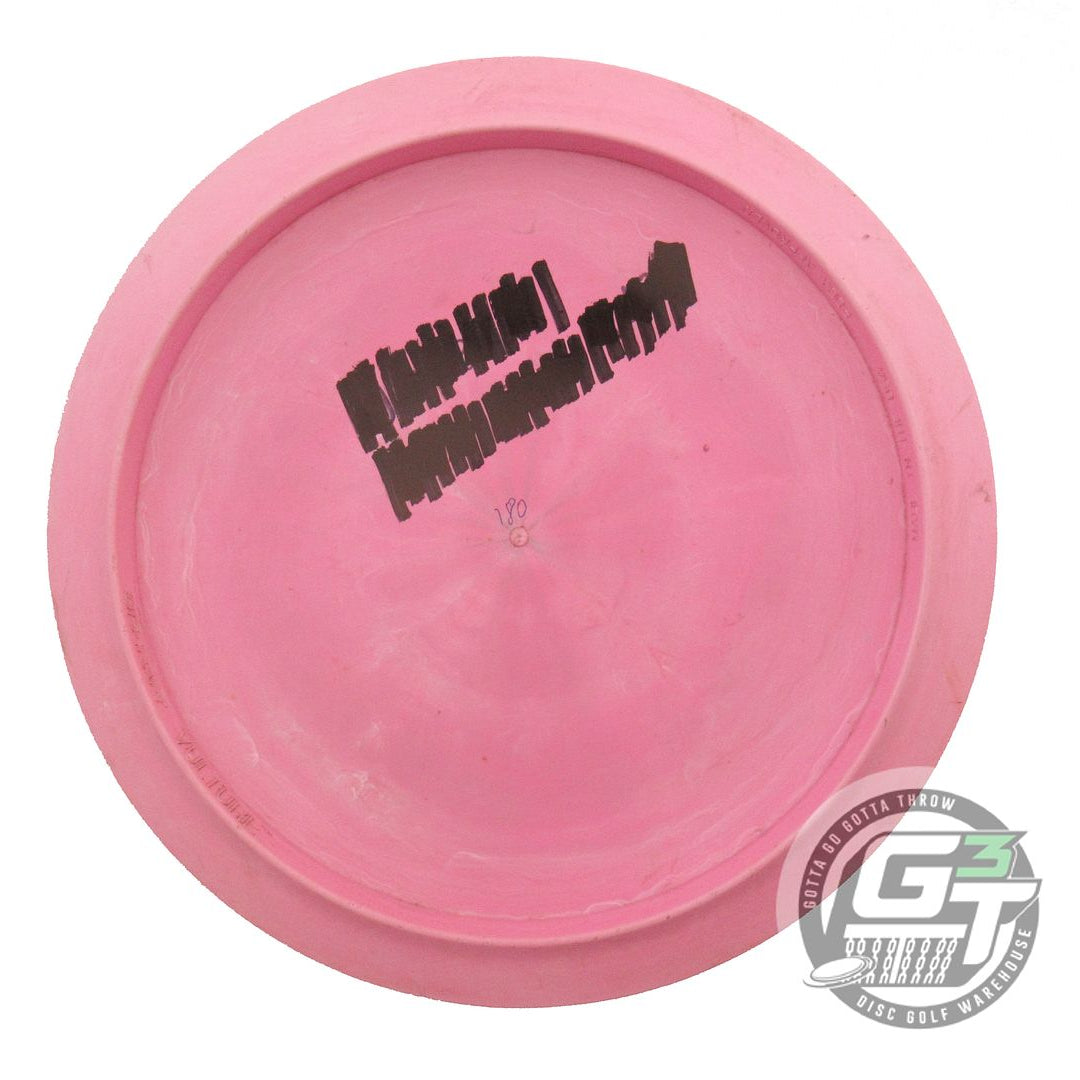 USED Discraft ESP Vulture 180g Pink Black Stamp Distance Driver Golf Disc