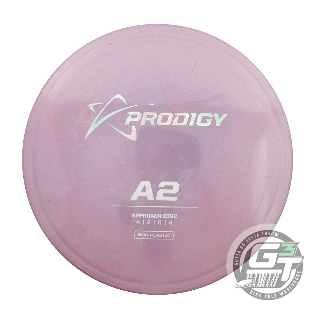 USED Prodigy Discs 500 A2 174g Lilac Money & White Stamp Midrange Golf Disc