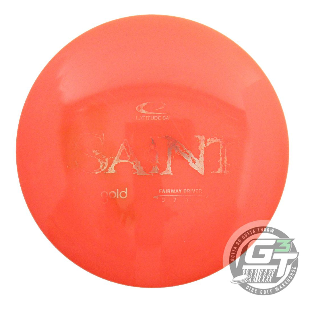 USED Latitude 64 Gold Saint 172g Orange Silver Foil Fairway Driver Golf Disc
