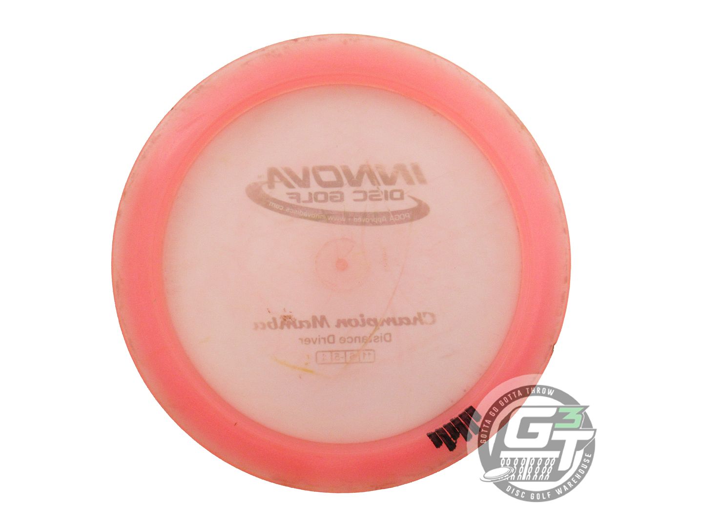 USED Innova Champion Mamba 167g Pink Green Stamp Distance Driver Golf Disc