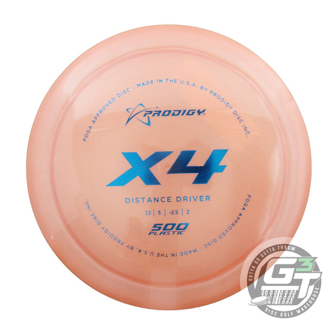 Prodigy 500 Series X4 Distance Driver Golf Disc (Individually Listed)