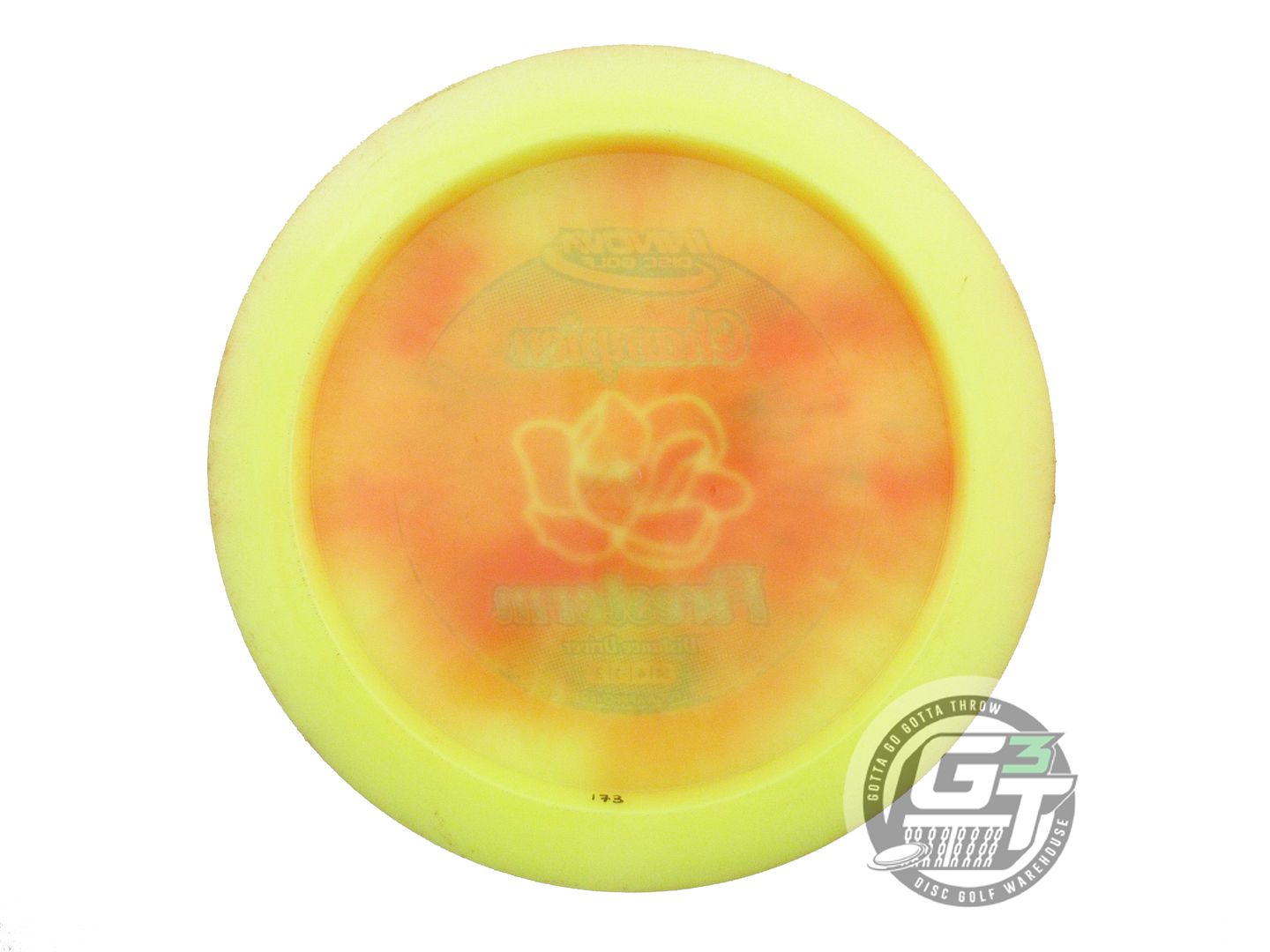 USED Innova Champion Firestorm 172g Yellow HOME DYED Distance Driver Golf Disc