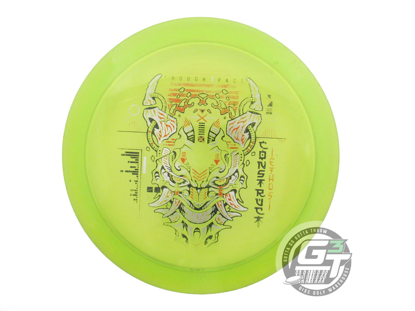 USED Thought Space Ethos Construct 169g Yellow Distance Driver Golf Disc