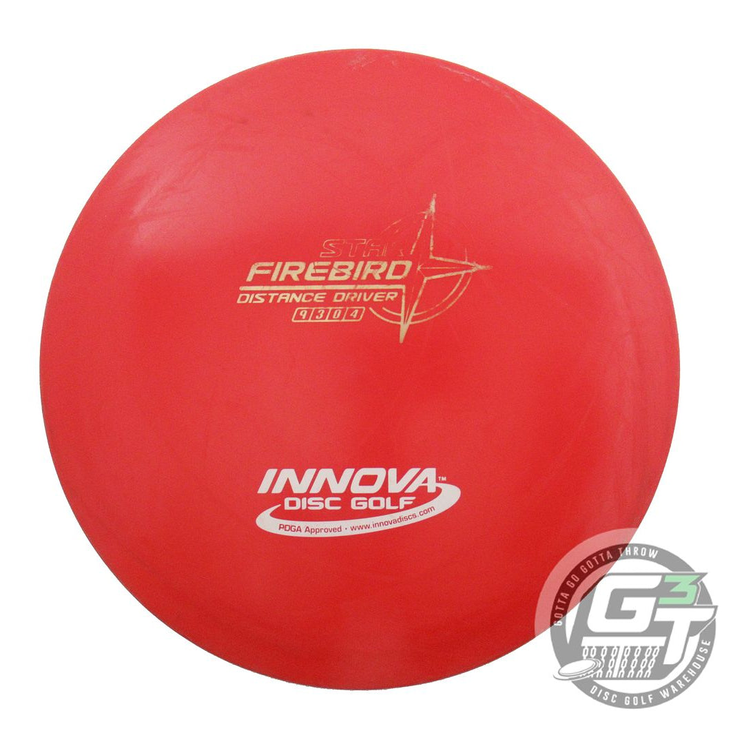 USED Innova Star Firebird 175g Red Gold & White Stamp Distance Driver Golf Disc