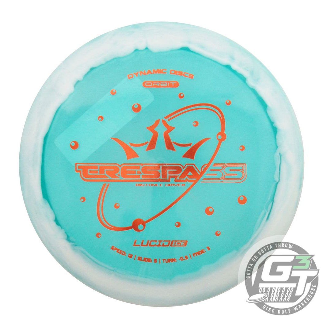 Dynamic Discs Lucid Ice Orbit Trespass Distance Driver Golf Disc (Individually Listed)