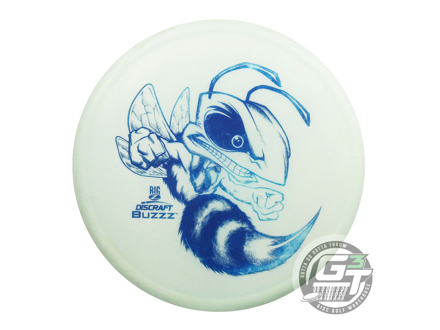 USED Discraft Big Z Buzzz 180g Mint Blue Stamp Midrange Golf Disc