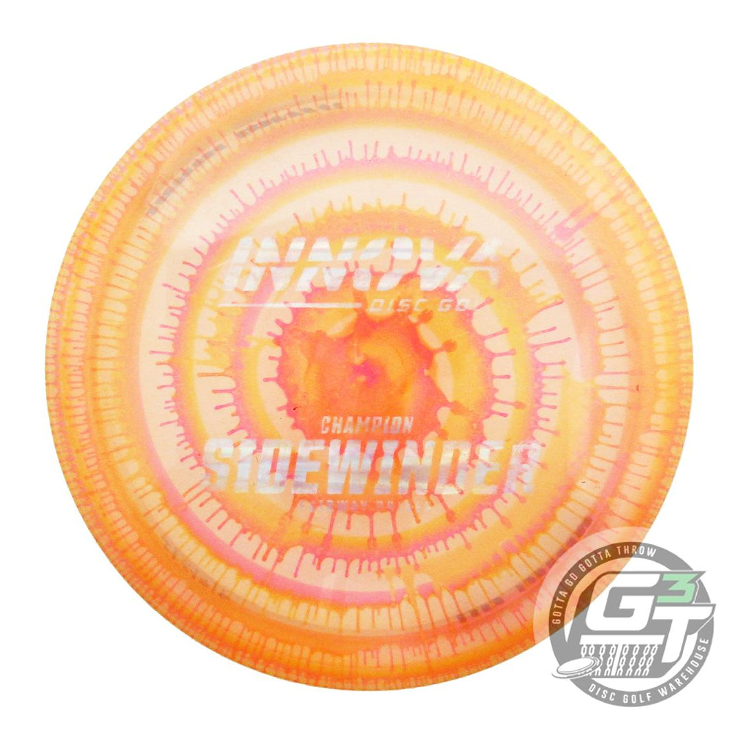 USED Innova I-DYE Champion Sidewinder 170g Peach Spin Burst Distance Driver Disc