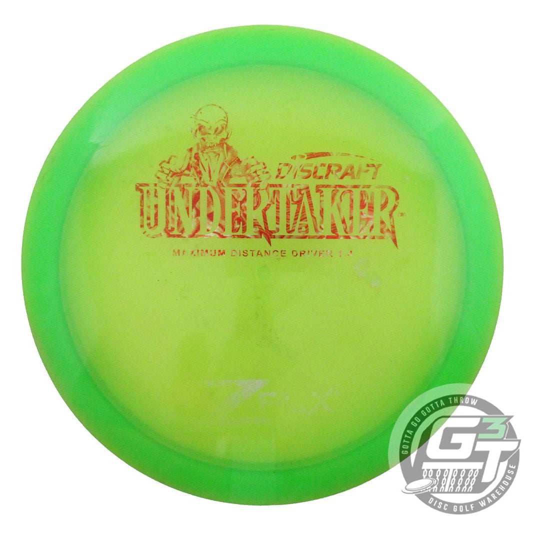 USED Discraft Z FLX Undertaker 171g Green Red Foil Distance Driver Golf Disc